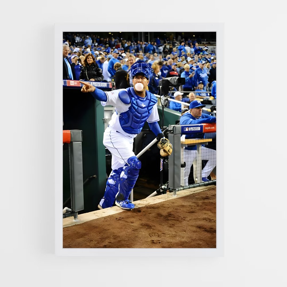 Poster Prêt pour le Home Run – affiche Baseball (vue 3)